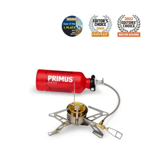 Pack - Réchaud multicombustible OmniFuel (Régulé) + Bouteille + Pochette