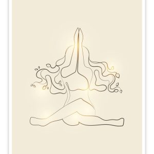 Yoga Poster „Flow of Balance“