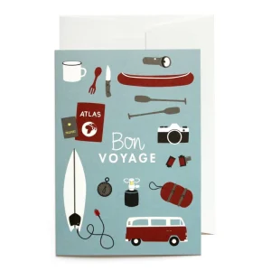 Carte avec enveloppe - Bon Voyage